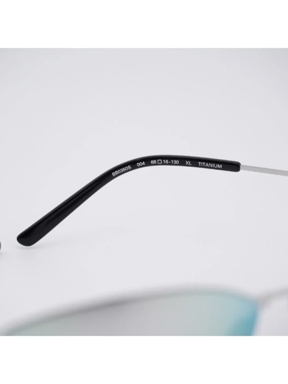 Balenciaga BB0350S 004 Sunglasses Silver Cat Eye Frame, Silver Mirror Lenses